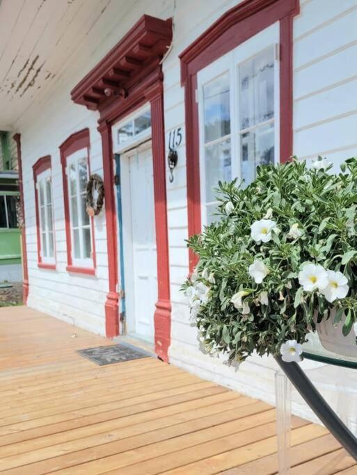 Om Chalet 1 Avec Spa Face Au Fleuve Saint-Jean Exterior foto